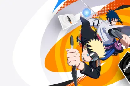 NARUTO CARD GAME - Offizielles Key Visual zum Bandai-Kartenspiel, das ab Sommer 2027 ueber Asmodee in den europaeischen Handel kommt (Quelle: https://www.naruto-cardgame.com/en/)